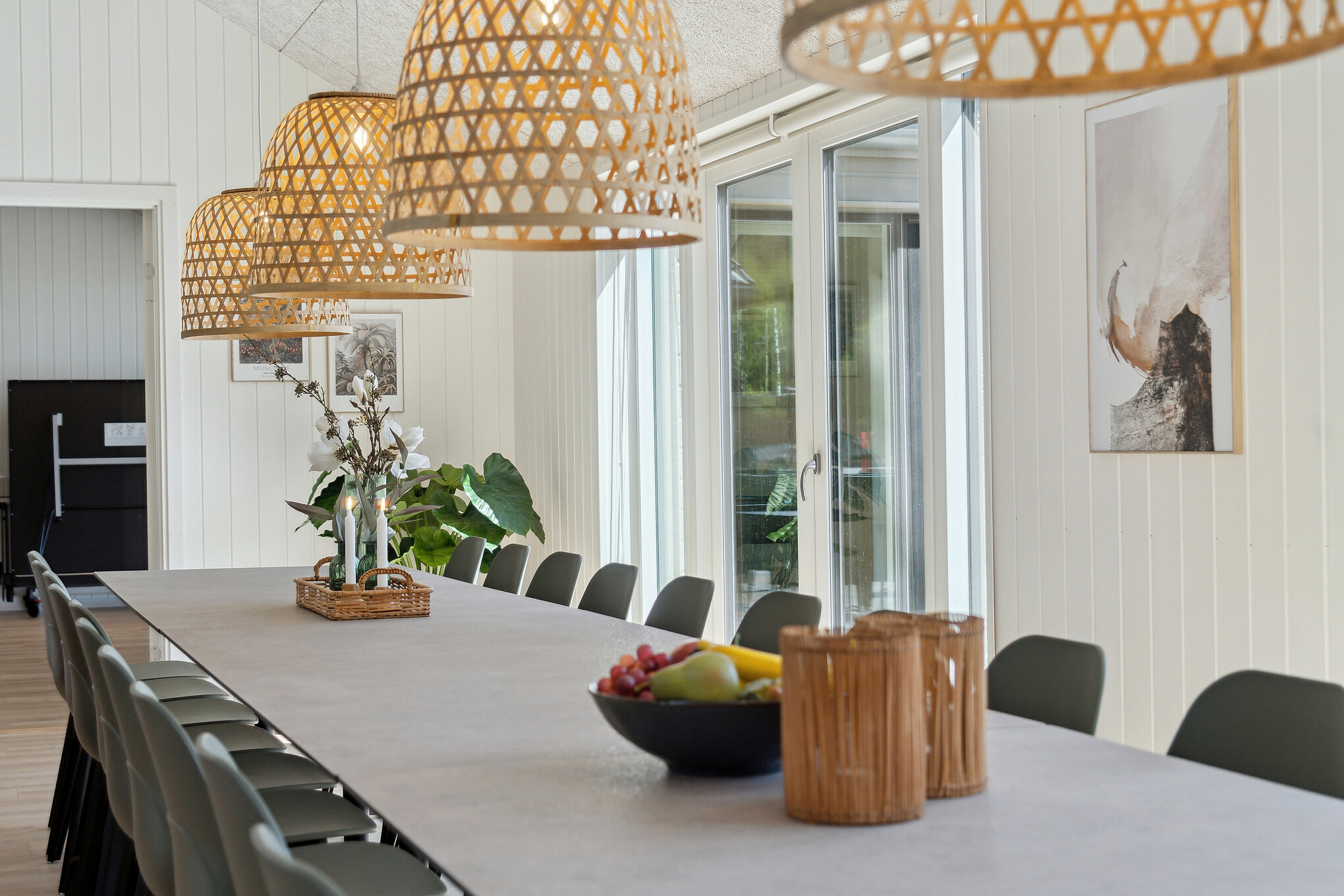 Aufenthaltsraum mit Platz für 24 im Luxusferienhaus Nr. 809.