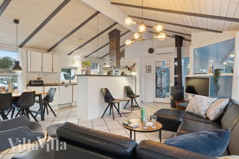 In der Sofalandschaft des Ferienhauses Nr. 689 kann man es richtig gemütlich machen.