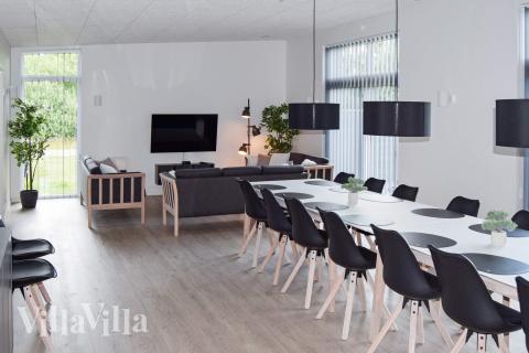 Das Luxusferienhaus Nr. 908 hat einen wunderschönen Aufenthaltsraum.