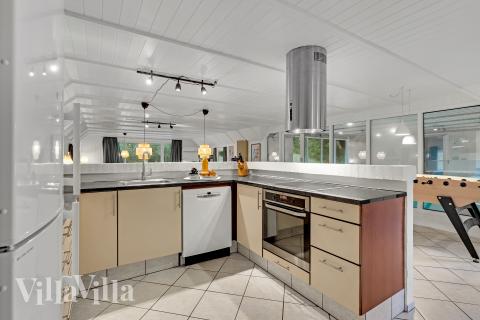 Die Küche im Luxusferienhaus Nr. 552 ist gut eingerichtet.