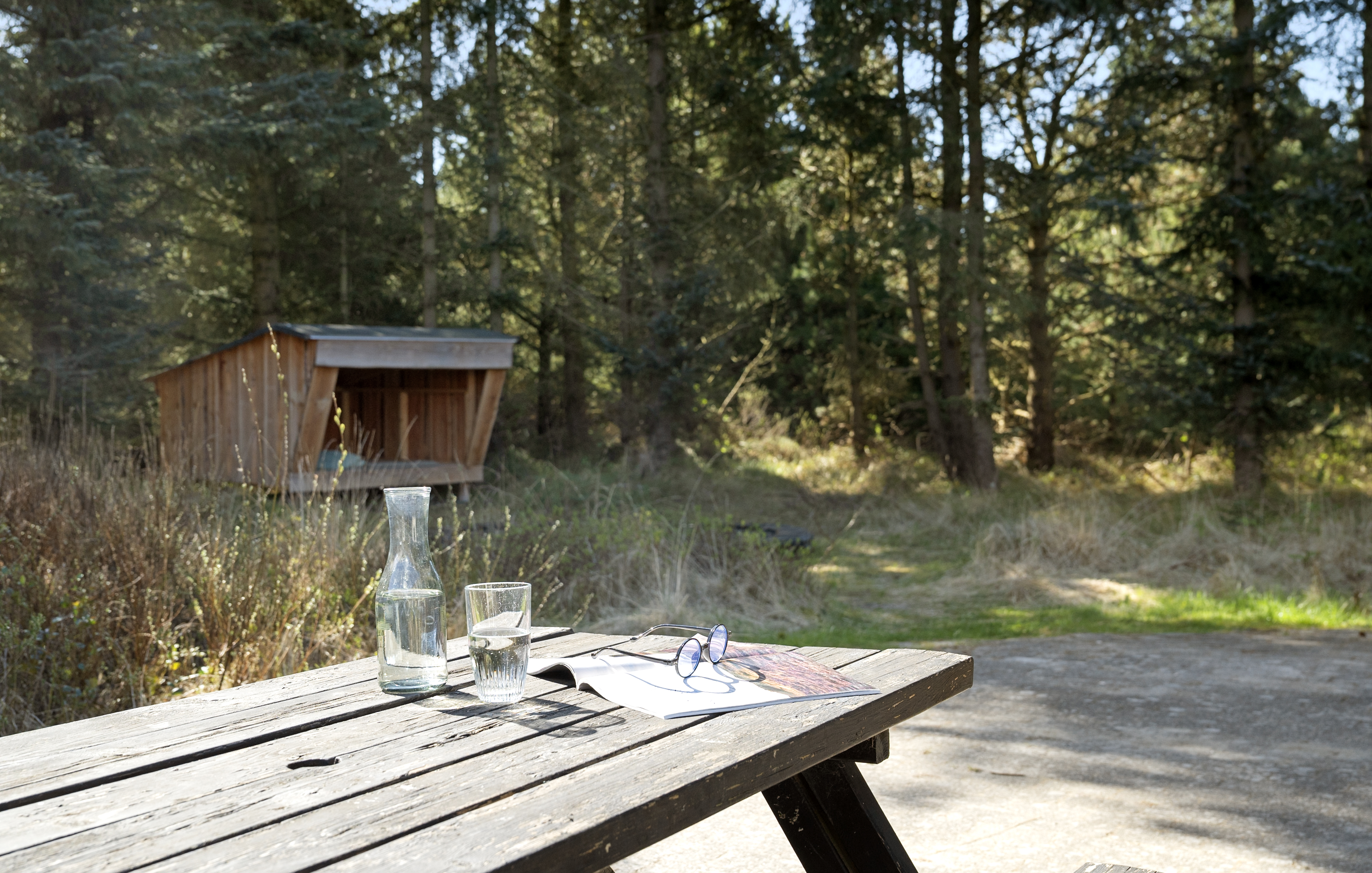 Auf der Terrasse des Ferienhauses Nr. 552 ist Platz für 12 Personen.