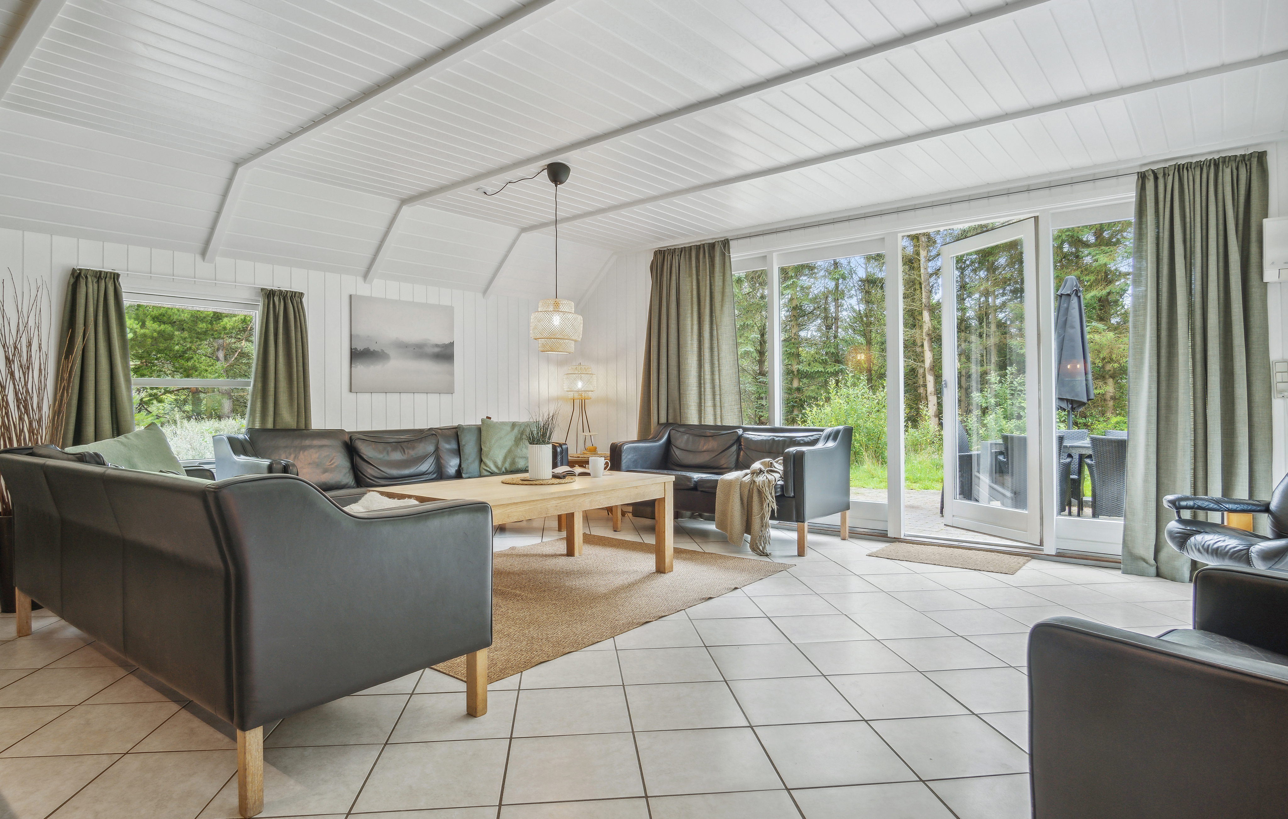 Das Wohnzimmer im Luxusferienhaus Nr. 552.