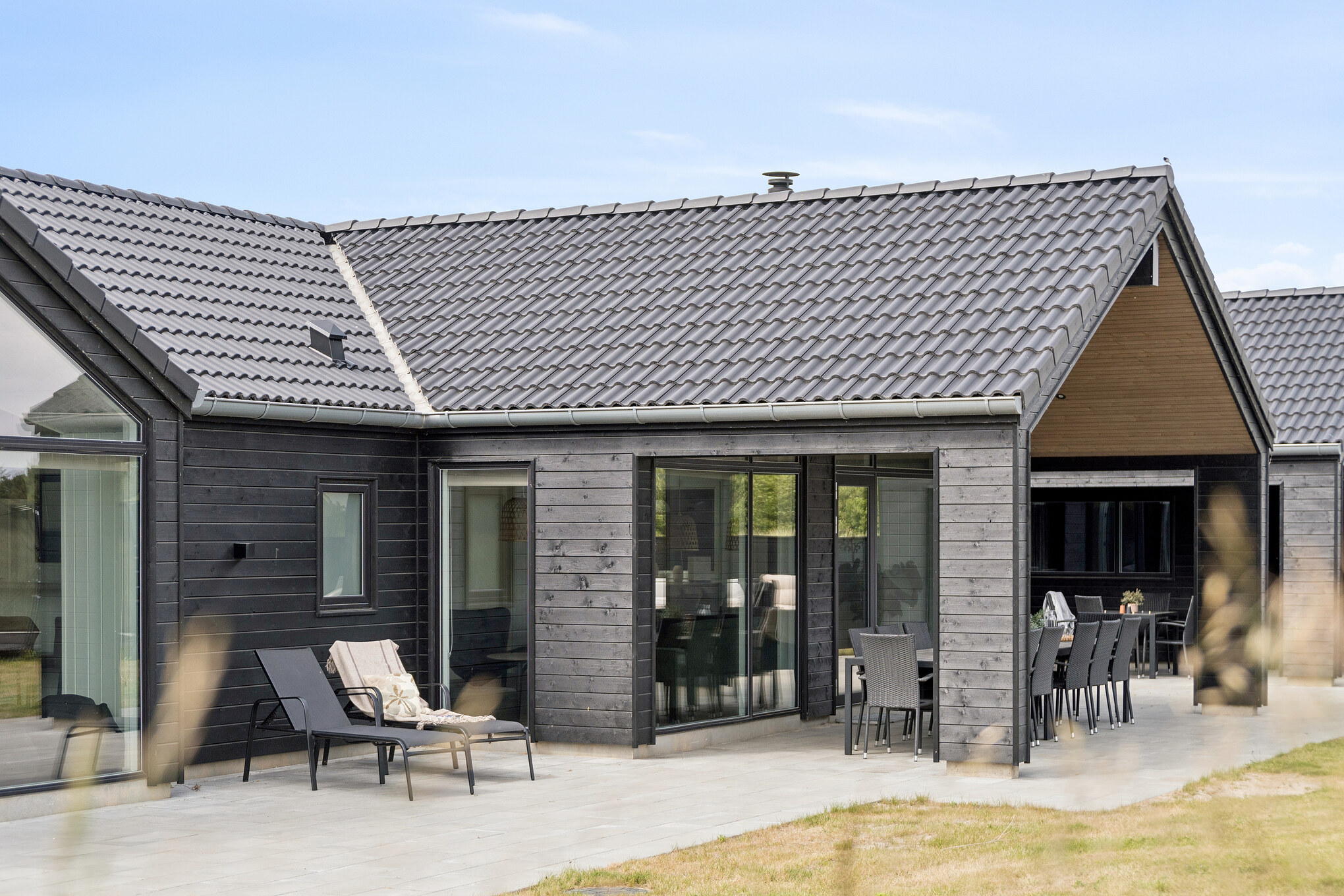 Dieses schöne Poolhaus Nr. 610 mit Platz für 18 Personen liegt in Westjütland