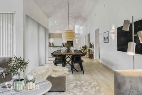 Aufenthaltsraum mit Platz für 10 im Luxusferienhaus Nr. 683.