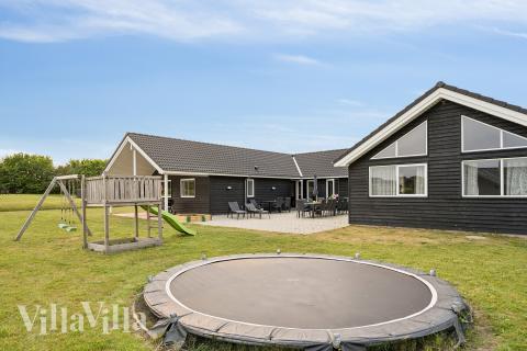 Große Terrasse am Luxusferienhaus Nr. 508 in Südjütland.