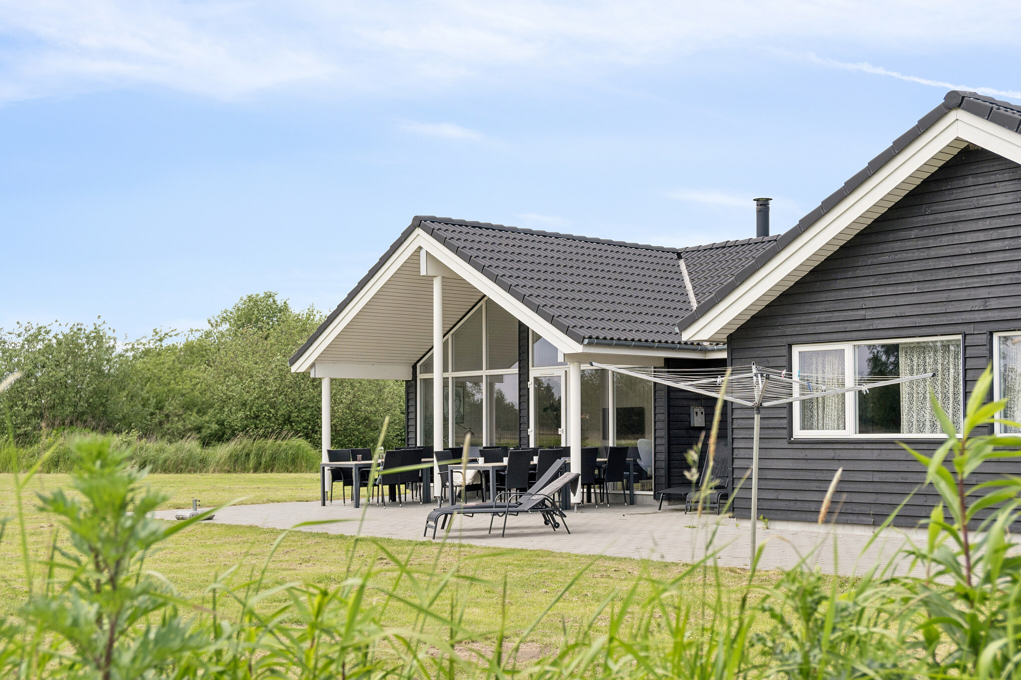 Dieses schöne Poolhaus Nr. 459 mit Platz für 16 Personen liegt in Lolland/Falster/Mön
