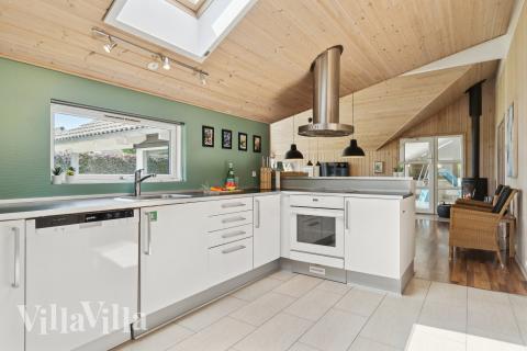 Die Küche im Luxusferienhaus Nr. 268 ist gut eingerichtet.