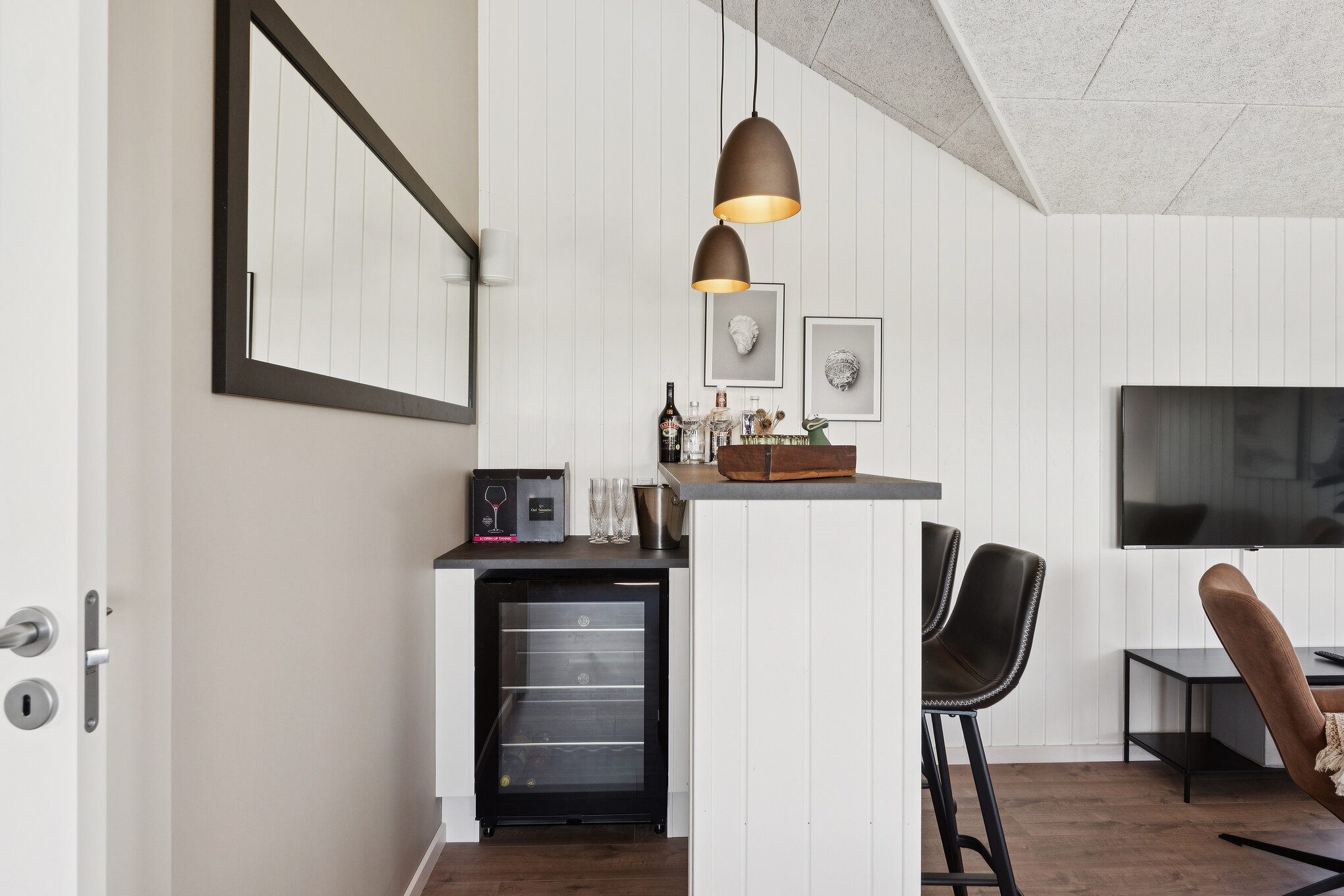 Das Ferienhaus 667 ist mit eigener Bar ausgestattet