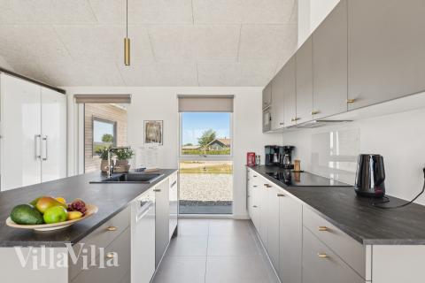 Die Küche im Luxusferienhaus Nr. 671 ist gut eingerichtet.