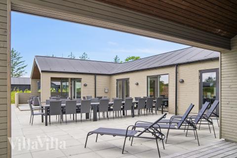 Große Terrasse am Luxusferienhaus Nr. 619 in Nordjütland.