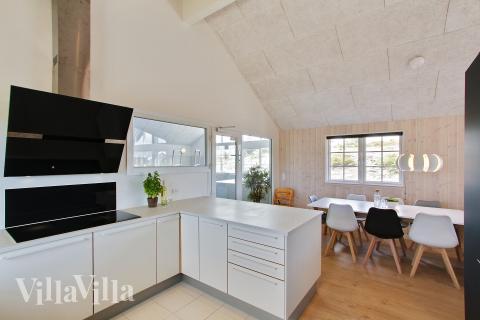 Die Küche im Luxusferienhaus Nr. 383 ist gut eingerichtet.