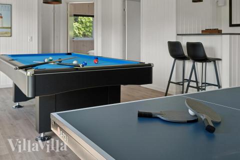 Veranstaltet ein Turnier im Aktivitätsraum, wenn ihr das Ferienhaus Nr. 657 in Südjütland besucht.
