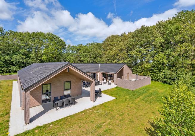 Dieses schöne Poolhaus Nr. 612 mit Platz für 24 Personen liegt in Südjütland
