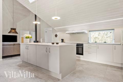 Die Küche in dem Luxusferienhaus Nr. 182 ist so gut ausgestattet, dass man problemlos Mahlzeiten für 20 Personen zubereiten kann.