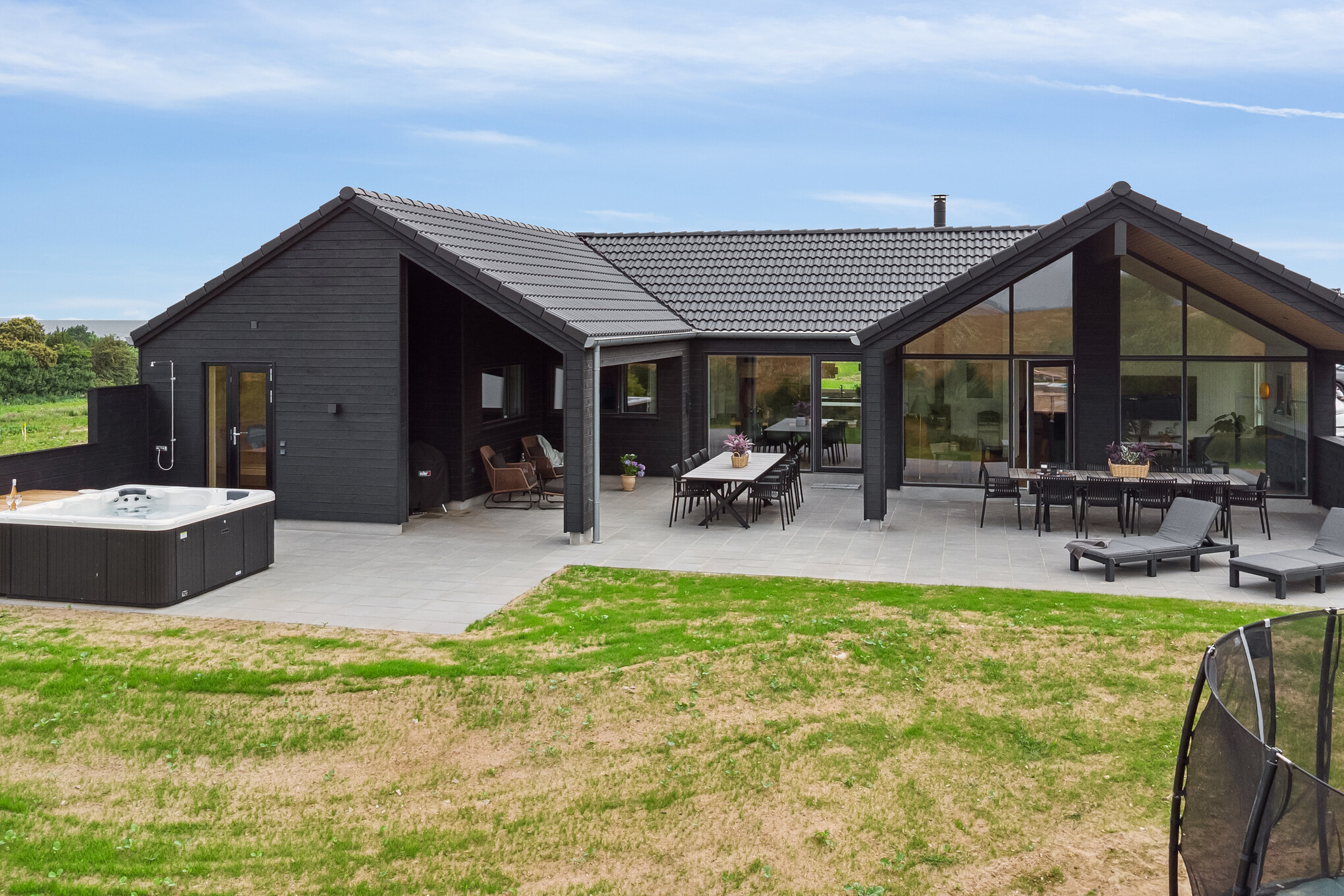 Dieses schöne Poolhaus Nr. 668 mit Platz für 16 Personen liegt in Fünen und seine Inseln