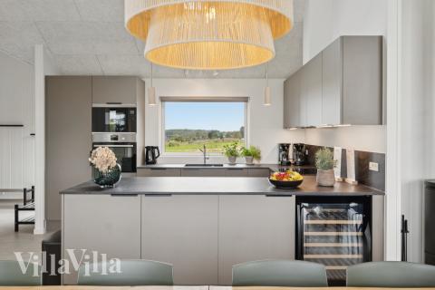 Die Küche im Luxusferienhaus Nr. 668 ist gut eingerichtet.