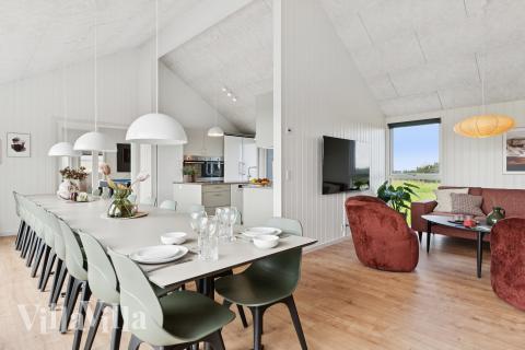 Aufenthaltsraum mit Platz für 20 im Luxusferienhaus Nr. 695.