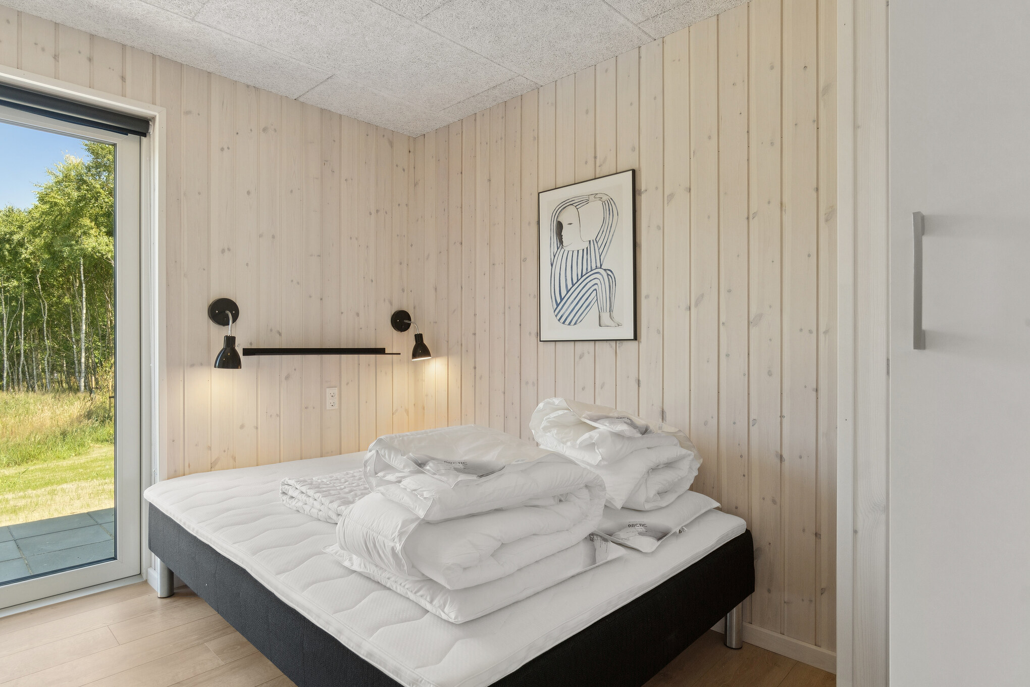 Eines der 6 Schlafzimmer im Luxusferienhaus Nr. 811
