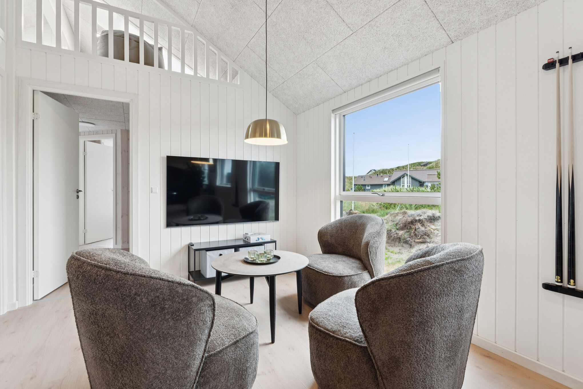 Veranstaltet ein Turnier im Aktivitätsraum, wenn ihr das Ferienhaus Nr. 672 in Westjütland besucht.