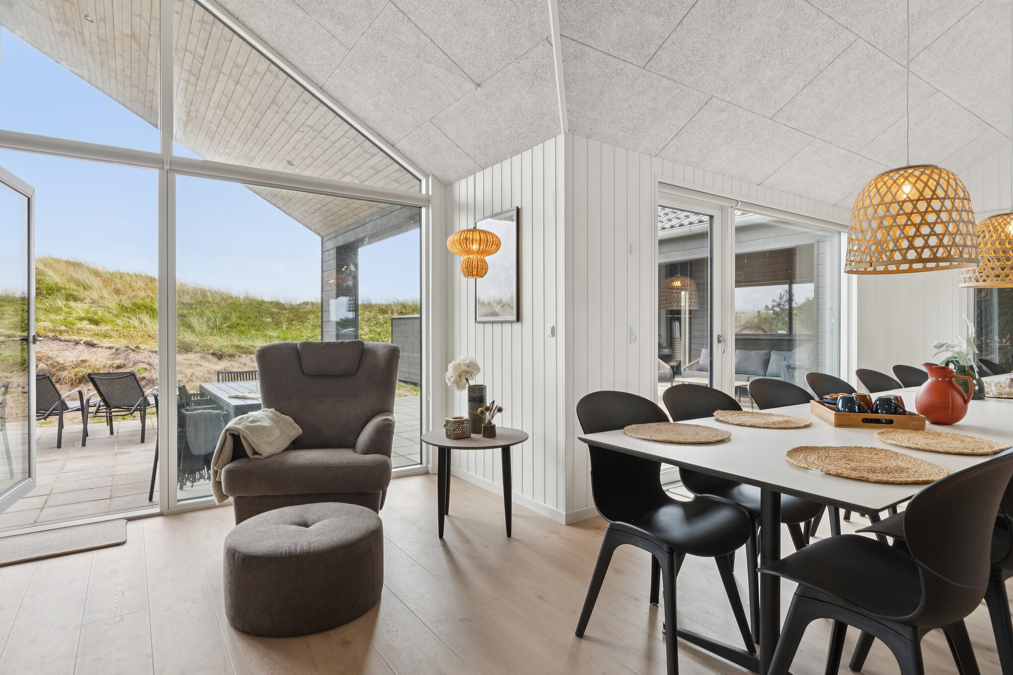 Das Luxusferienhaus Nr. 672 hat einen wunderschönen Aufenthaltsraum.