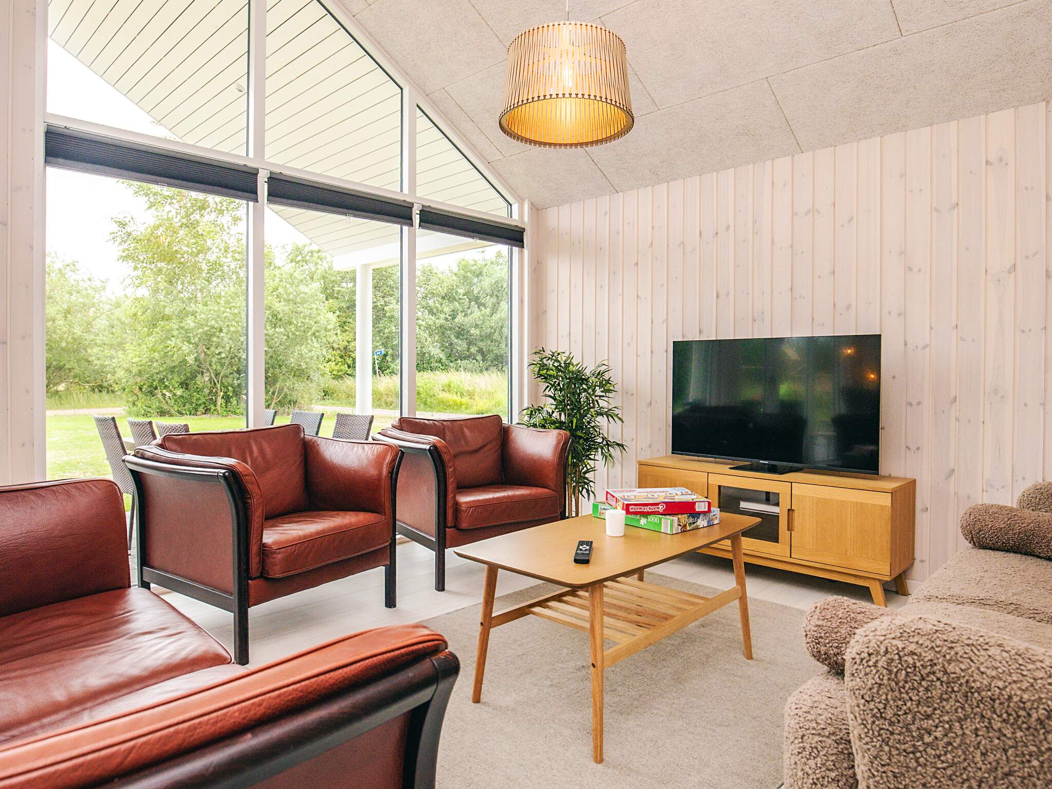 Das Wohnzimmer im Luxusferienhaus Nr. 670.