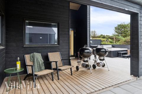 Das Luxusferienhaus Nr. 659 hat eine tolle Terrasse, die mit hochwertigen Gartenmöbeln für 20 Personen ausgestattet ist.