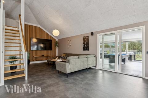 Die Couchecke im Luxusferienhaus Nr. 686 in Limfjord.