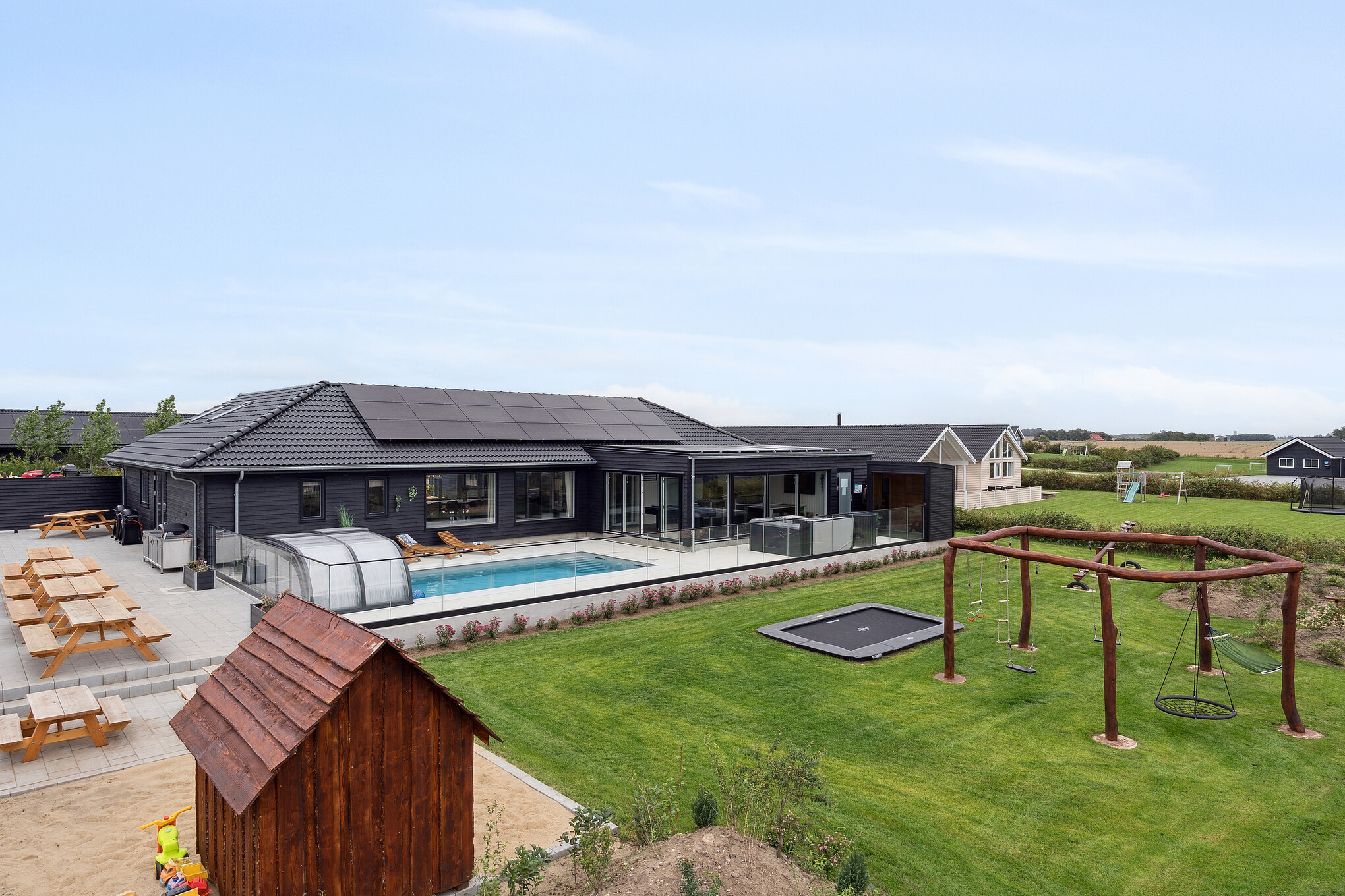 Dieses schöne Poolhaus Nr. 686 mit Platz für 36 Personen liegt in Limfjord