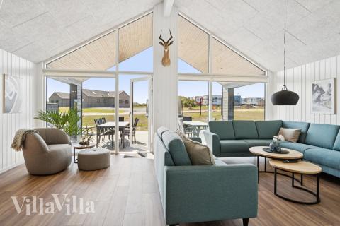 Die Couchecke im Luxusferienhaus Nr. 696 in Fünen und seine Inseln.