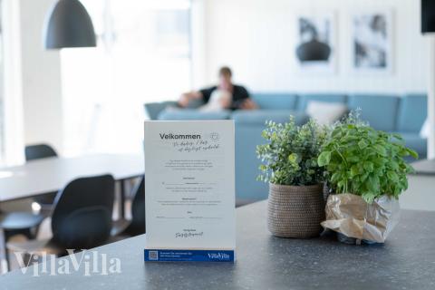 Die Küche im Luxusferienhaus Nr. 696 ist gut eingerichtet.