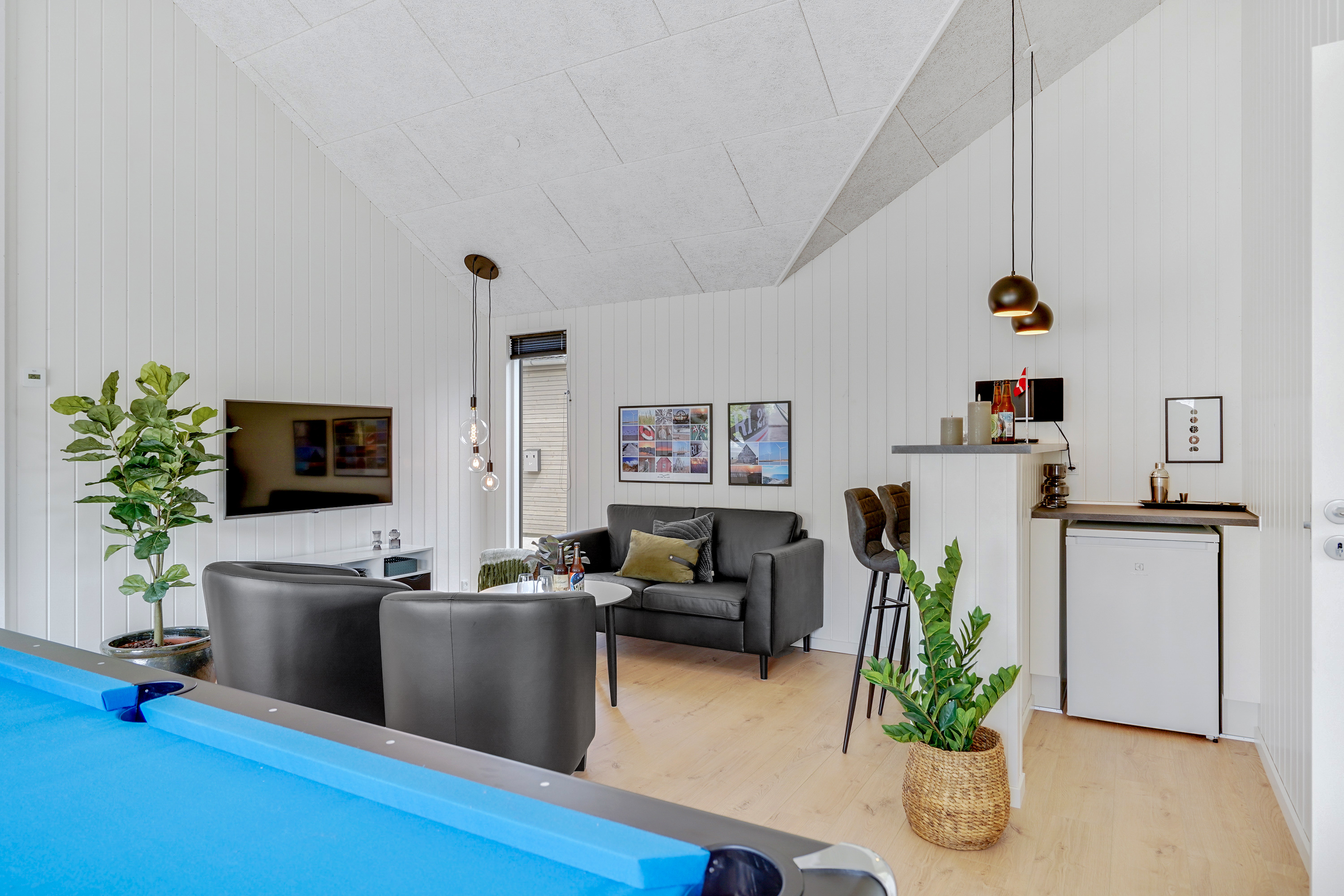 Veranstaltet ein Turnier im Aktivitätsraum, wenn ihr das Ferienhaus Nr. 900 in Westjütland besucht.
