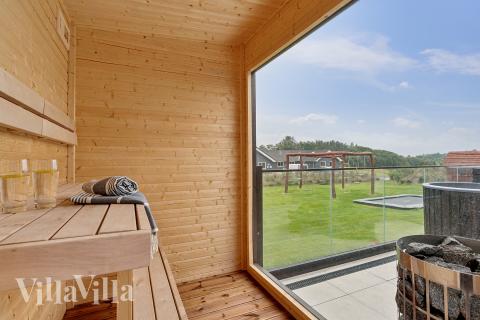 Das Luxusferienhaus Nr. 686 ist unter anderem mit einer schönen Sauna ausgestattet.