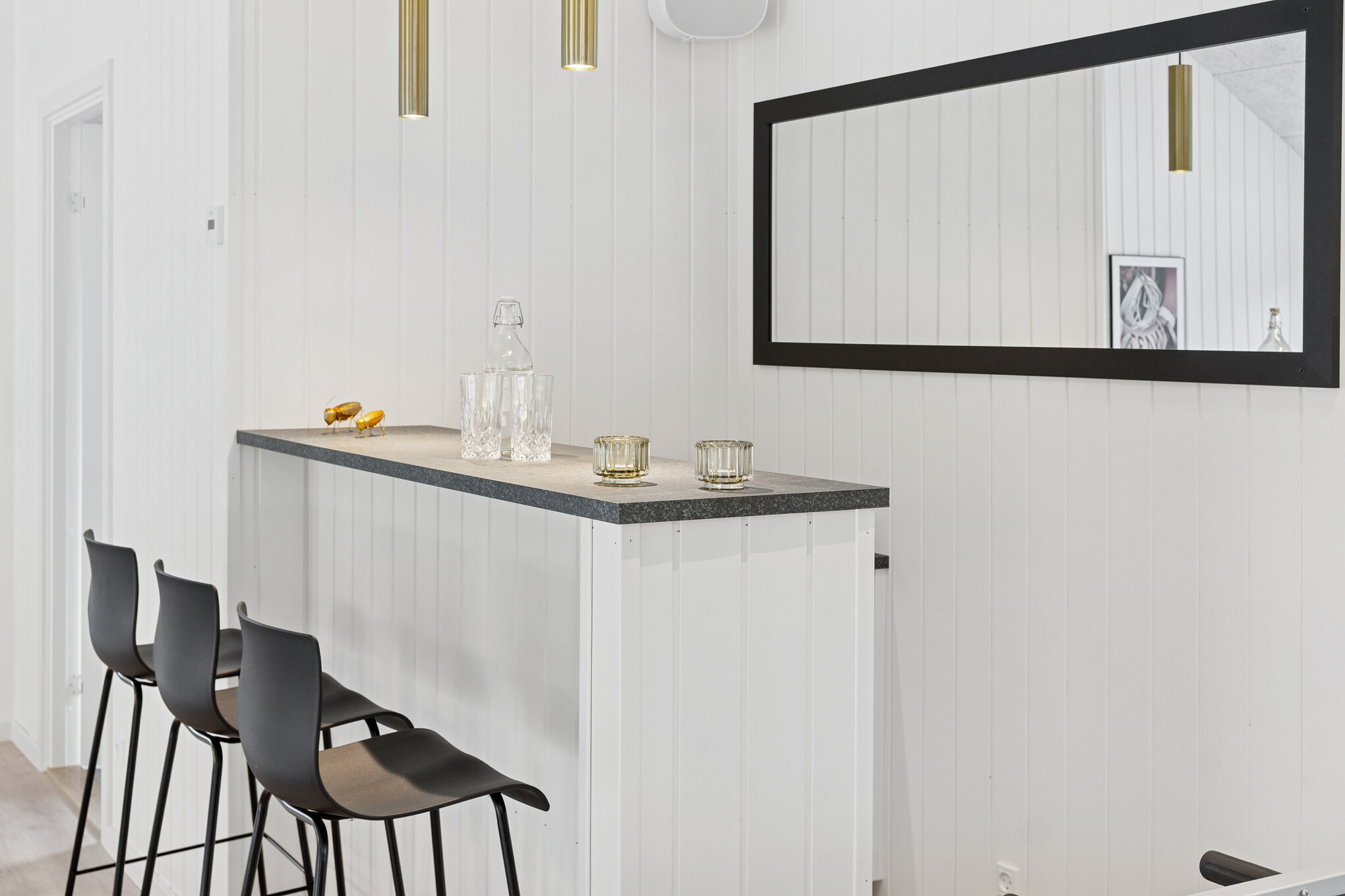 Das Ferienhaus 697 ist mit eigener Bar ausgestattet