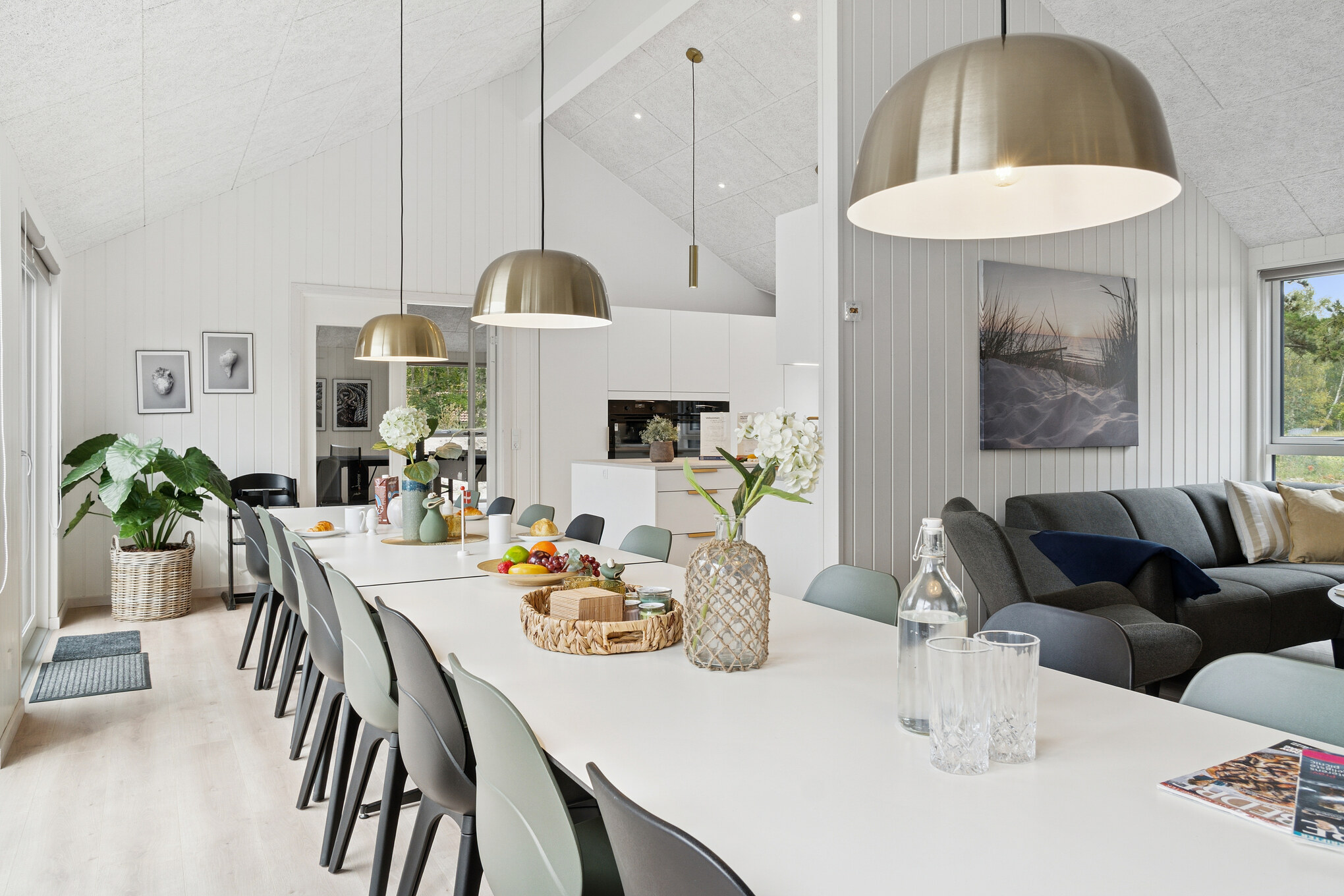 Aufenthaltsraum mit Platz für 20 im Luxusferienhaus Nr. 697.