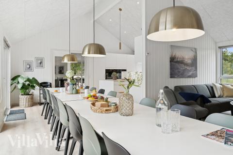 Aufenthaltsraum mit Platz für 20 im Luxusferienhaus Nr. 697.