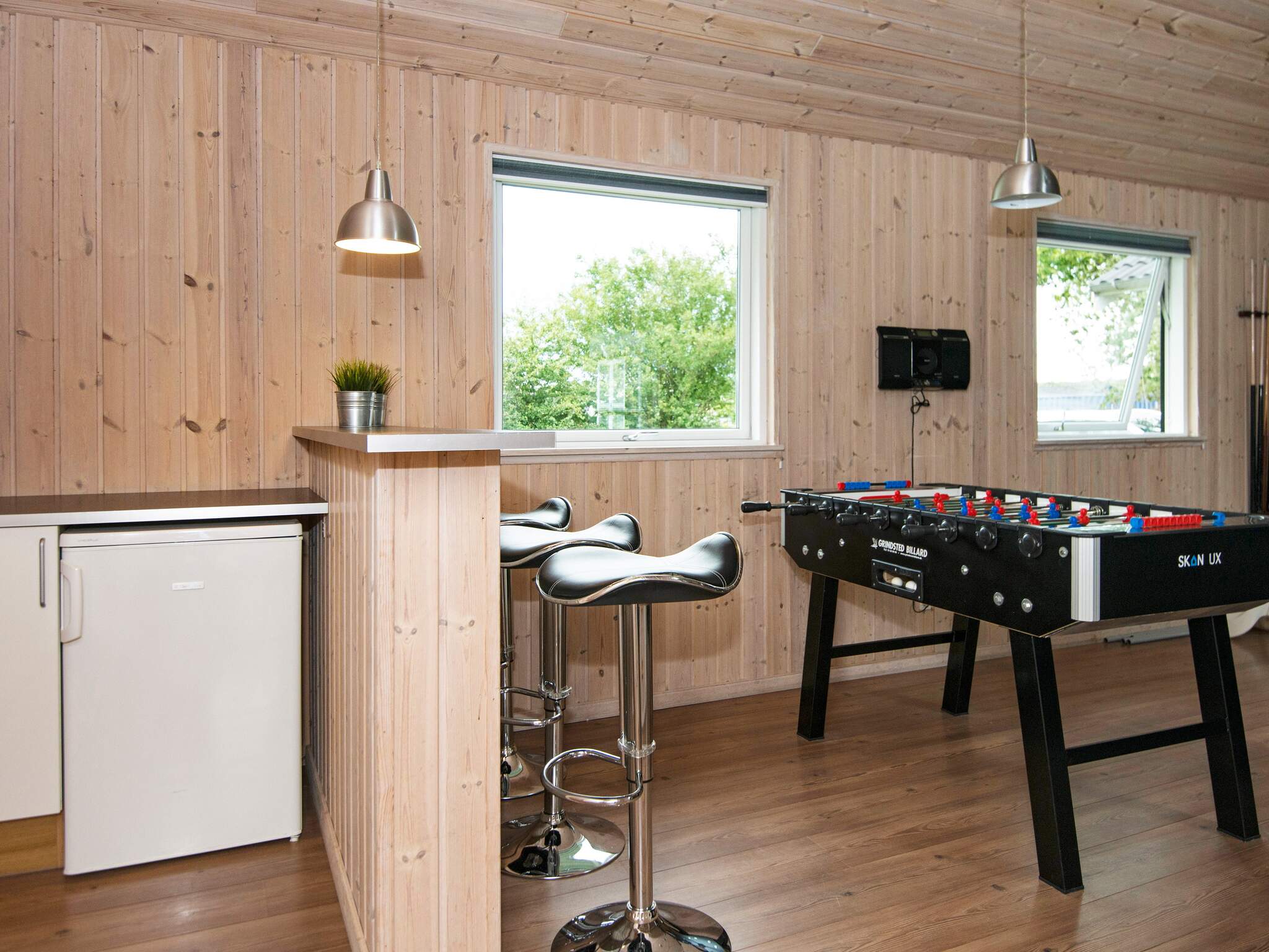 Das Ferienhaus 223 ist mit eigener Bar ausgestattet