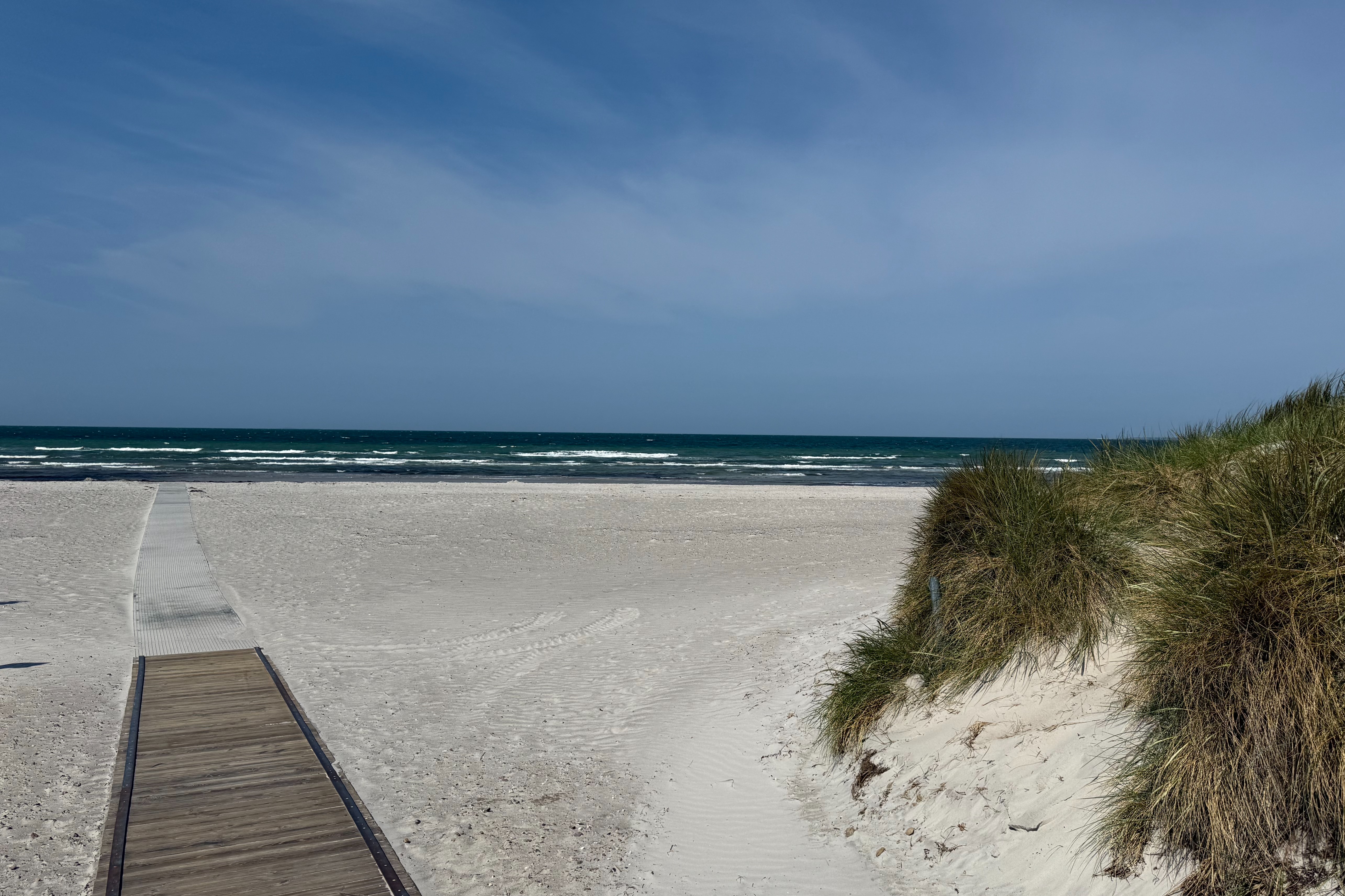 Der Strand in der Nähe von Luxusferienhaus Nr. 911.