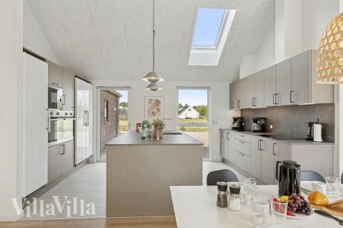 Die Küche im Luxusferienhaus Nr. 699 ist gut eingerichtet.