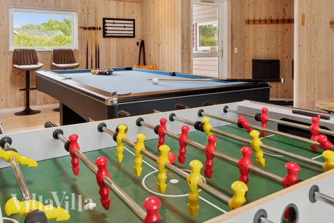 Veranstaltet ein Turnier im Aktivitätsraum, wenn ihr das Ferienhaus Nr. 222 in Lolland/Falster/Mön besucht.