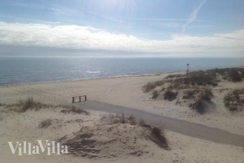 Der Strand in der Nähe von Luxusferienhaus Nr. 222.