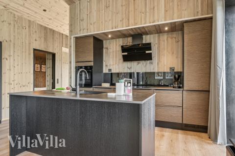 Die Küche im Luxusferienhaus Nr. 925 ist gut eingerichtet.