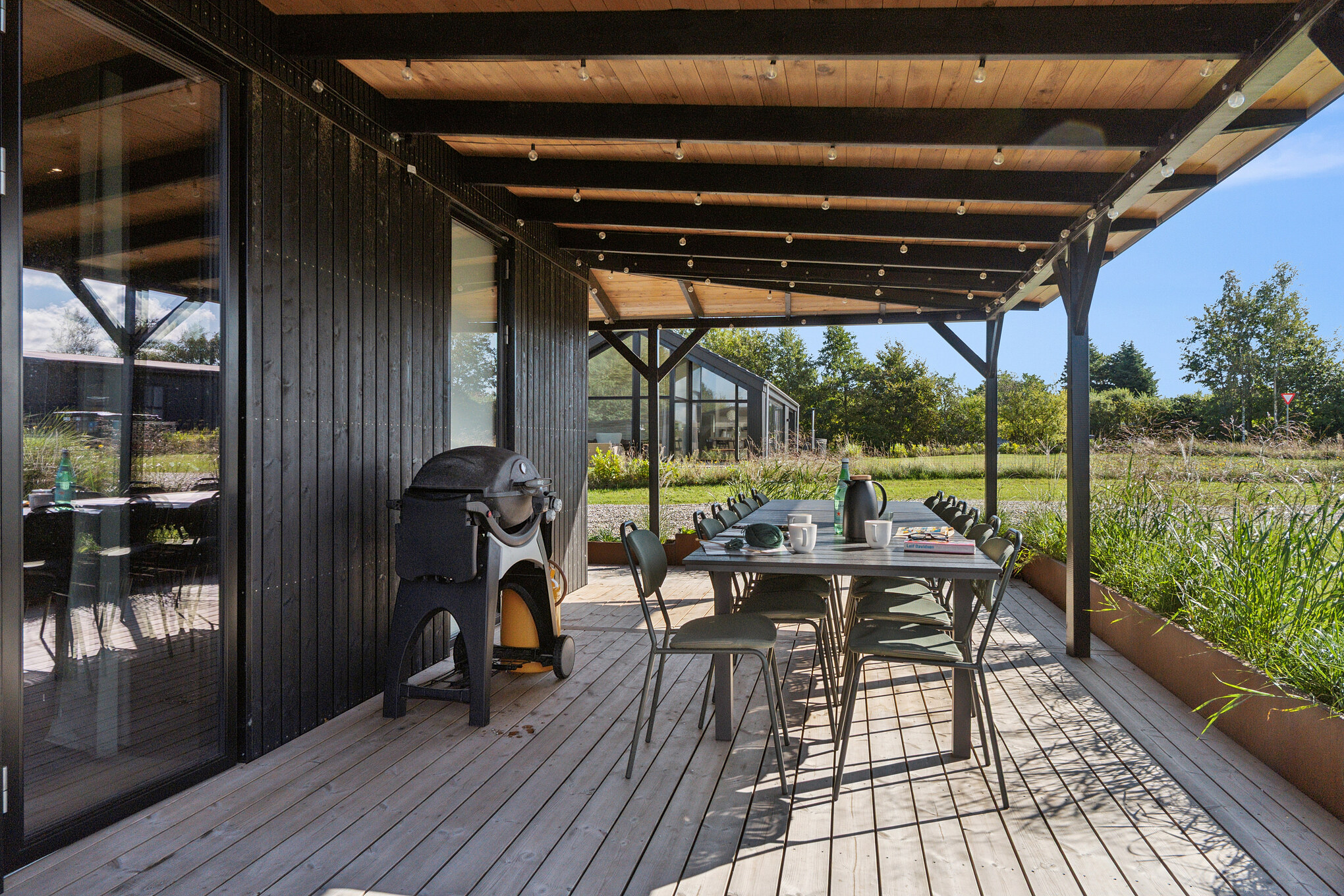 Große Terrasse am Luxusferienhaus Nr. 925 in Limfjord.