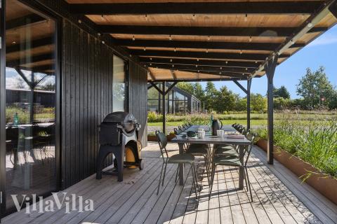 Große Terrasse am Luxusferienhaus Nr. 925 in Limfjord.