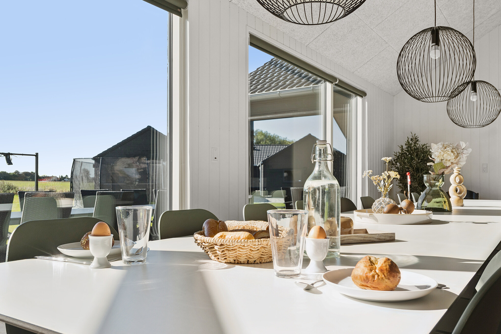 Aufenthaltsraum mit Platz für 20 im Luxusferienhaus Nr. 673.