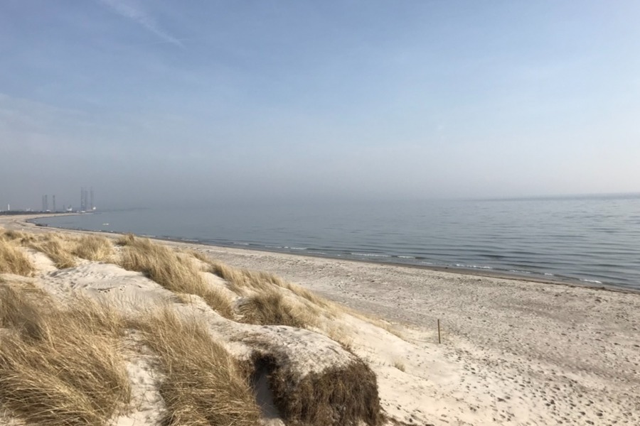 Der Strand in der Nähe von Luxusferienhaus Nr. 441.