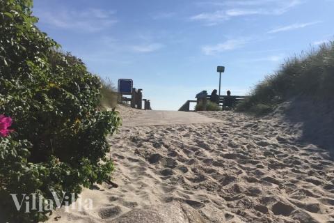 Der herrliche Strand in der Nähe von Luxusferienhaus Nr. 441 bei Ostjütland.