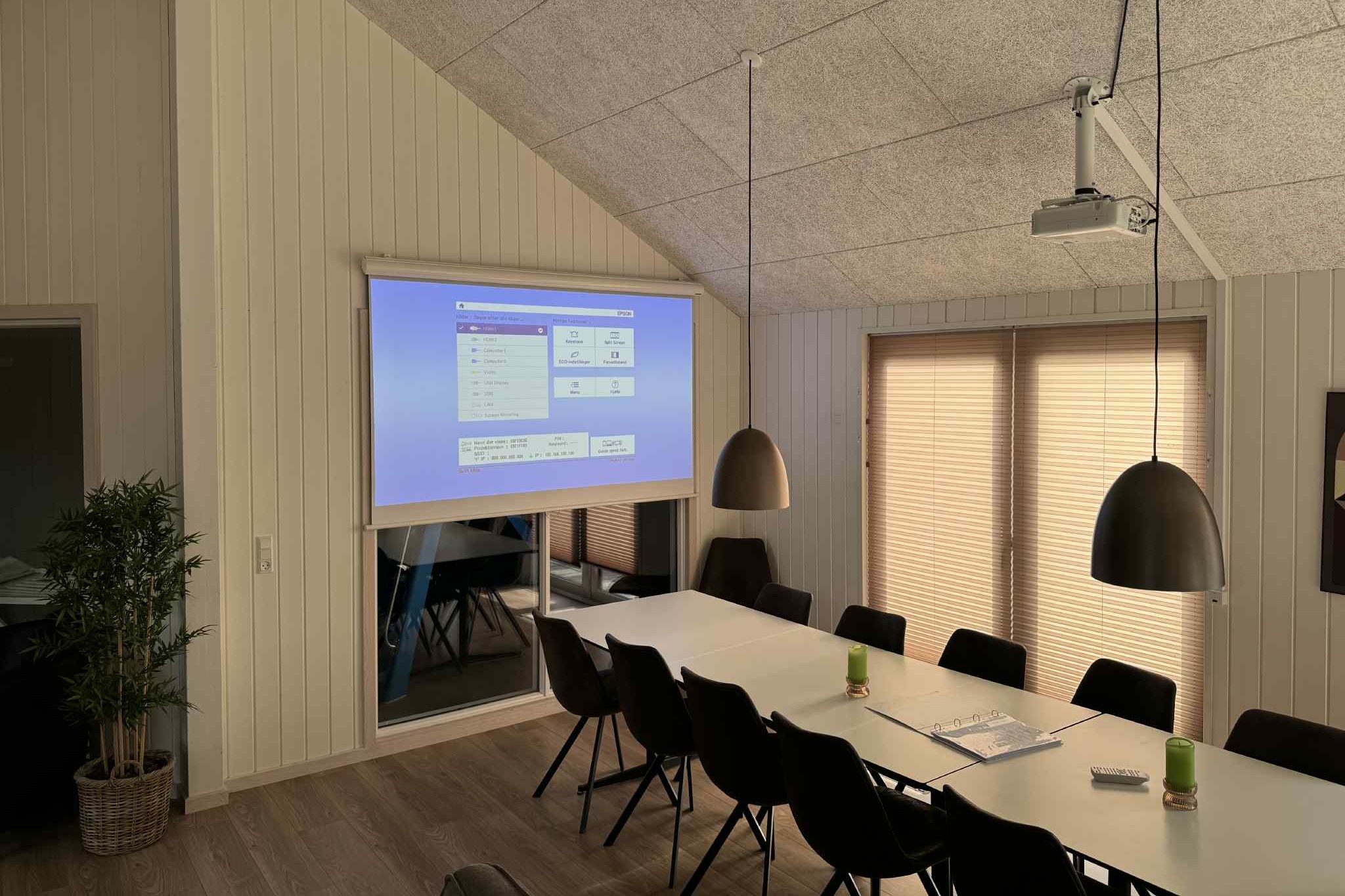 Aufenthaltsraum mit Platz für 26 im Luxusferienhaus Nr. 608.