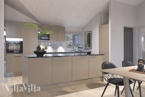 Die Küche in dem Luxusferienhaus Nr. 931 ist so gut ausgestattet, dass man problemlos Mahlzeiten für 14 Personen zubereiten kann.