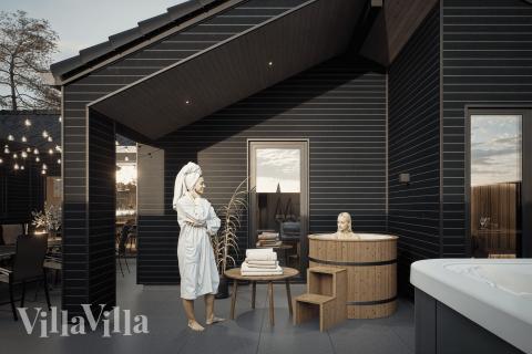 Das Luxusferienhaus Nr. 919 bietet u. a. einen tollen Whirlpool