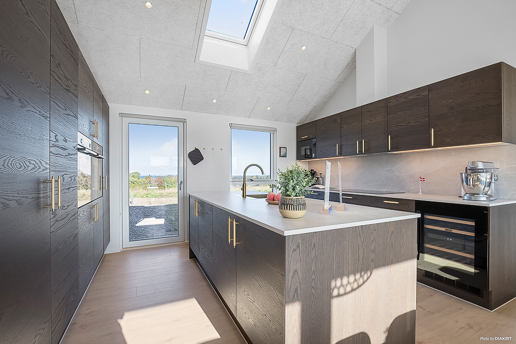 Die Küche im Luxusferienhaus Nr. 901 ist gut eingerichtet.